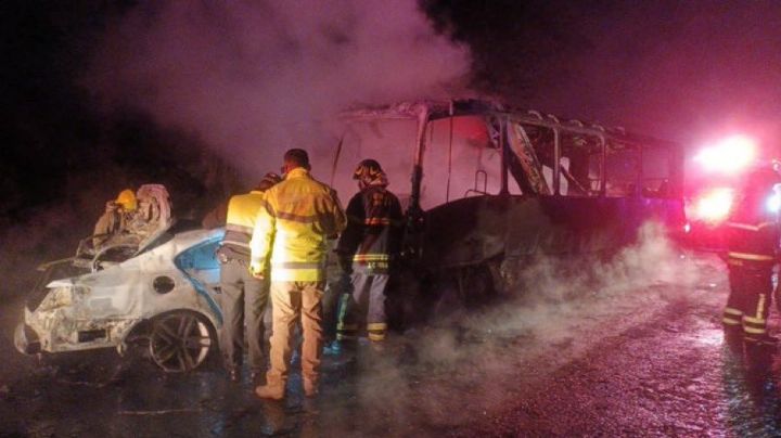 FUERTE accidente e INCENDIO en la México-Cuernavaca deja cuatro muertos y 11 heridos