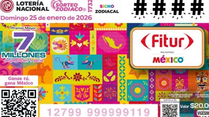 Lista COMPLETA de GANADORES Sorteo Zodiaco No. 1732 de Lotería Nacional, HOY domingo 25 de ENERO