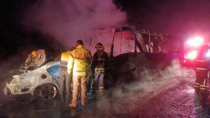 FUERTE accidente e INCENDIO en la México-Cuernavaca deja cuatro muertos y 11 heridos