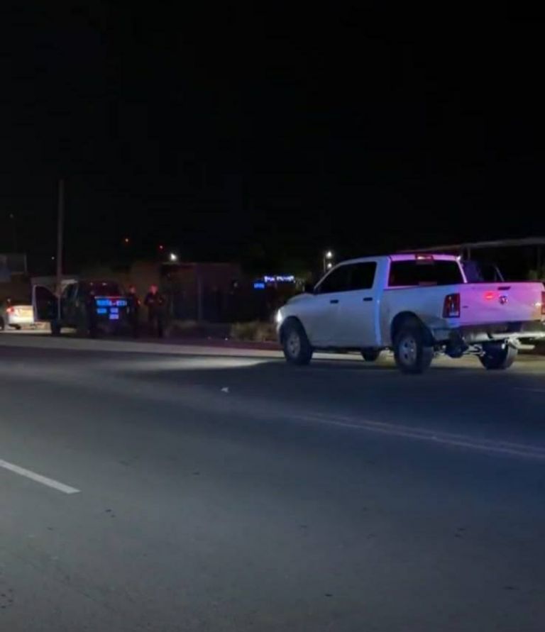 Ejecutan a un hombre durante la madrugada de este lunes en Ciudad Obregón. Foto: Facebook