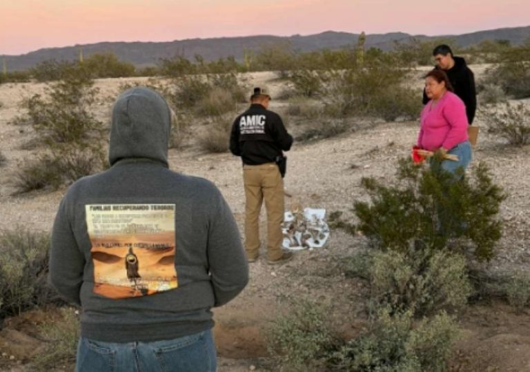 Los restos óseos fueron recolectados por autoridades