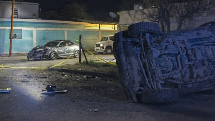 Tragedia en Caborca: Choque y volcadura de dos vehículos deja un fallecido y cuatro heridos