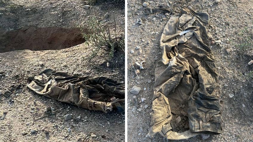 Hallan fosa clandestina con restos humanos al norte de Sonora; llaman a hacerse prueba de ADN