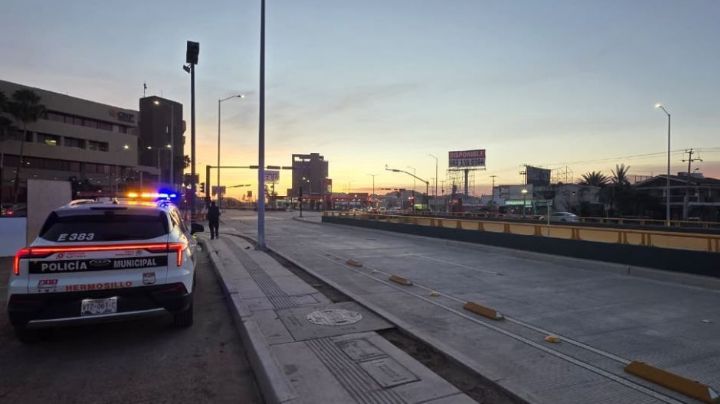 Tránsito mantiene vigilancia por cambios viales tras apertura del puente a desnivel en Hermosillo