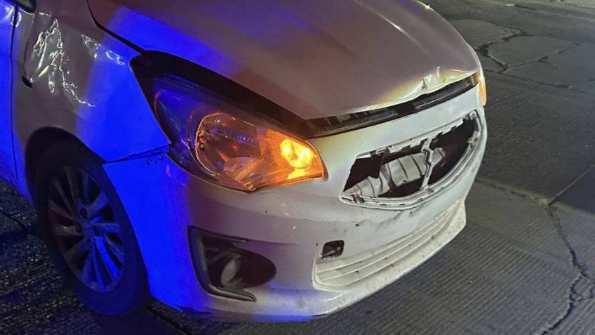 Se registra choque en la Tabasco y 200 de Ciudad Obregón; señalan a presunto conductor ebrio