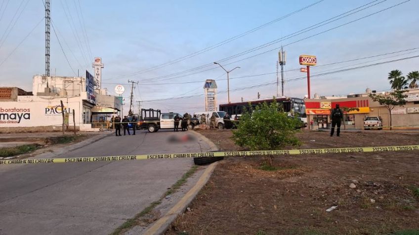 Movilización en el norte de Culiacán por el hallazgo de cuerpo decapitado y envuelto en plástico