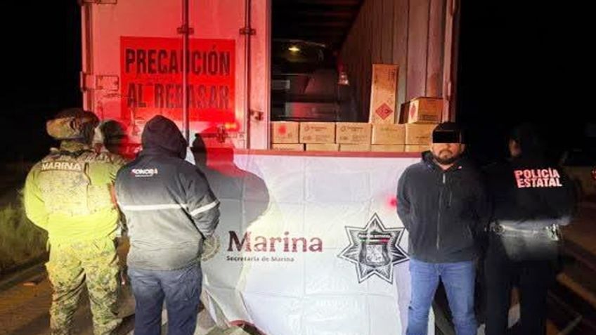 Detienen en Empalme a chofer de tráiler por transportar 17 mil cartuchos para arma de fuego