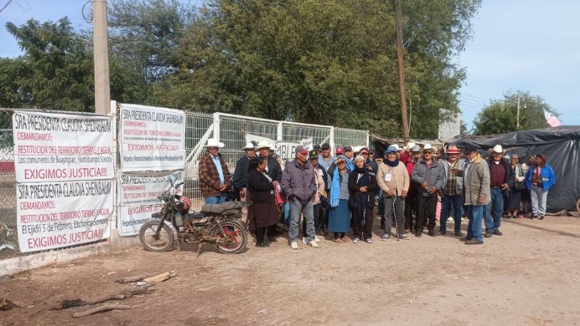 Navojoa: Etnia mayo se planta en las oficinas del INPI buscando atención a sus demandas