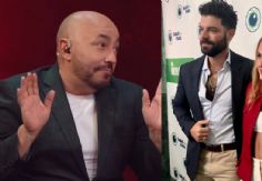 Foto ilustrativa de nota Lupillo Rivera se burla de Adrián Di Monte y Nuja Amar; la suegra del actor de Televisa lo humilla