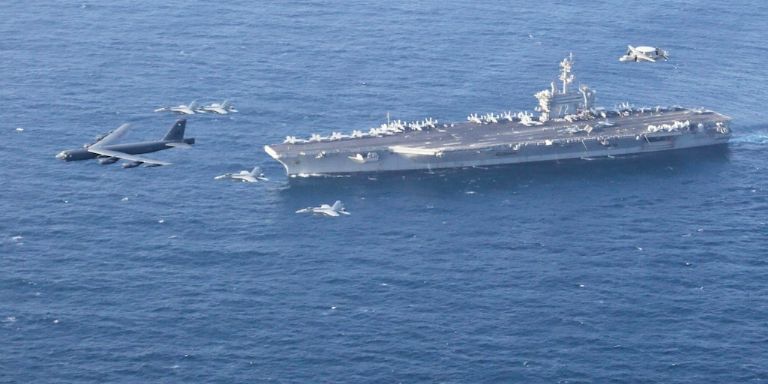 Trump advierte a Irán: Flota de EU está lista para actuar