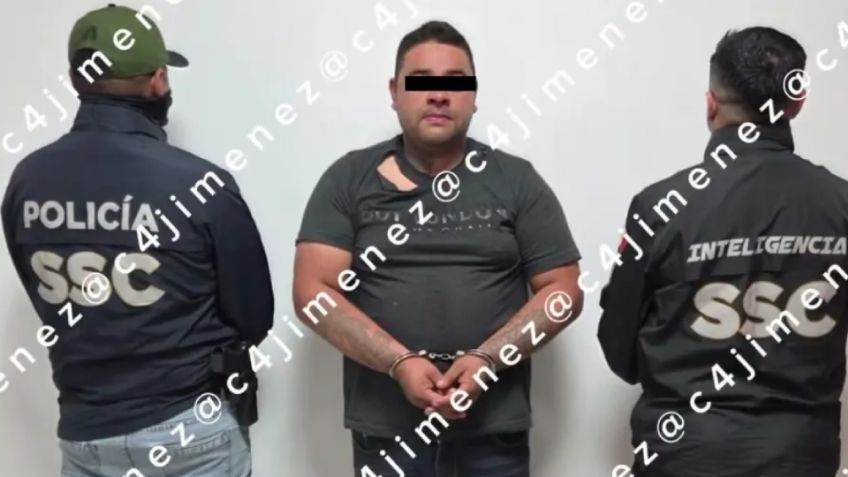 Así cayó en CDMX 'El Elmo', presunto líder del Cártel de Tláhuac: Choque, disparos y captura (VIDEO)