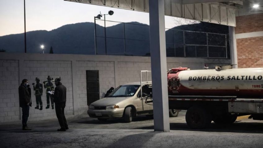 Fuerte movilización por muerte de sexagenario en Estación de Bomberos de Saltillo, Coahuila