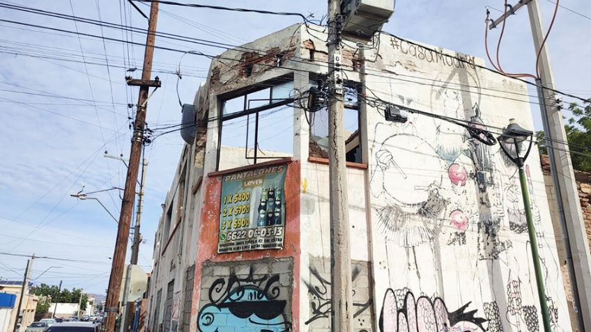 Casas históricas del centro de Hermosillo están en riesgo de colapso por falta de mantenimiento