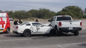 Foto ilustrativa de la nota titulada: Patrulla de la AMIC provoca choque al norte de Hermosillo; automovilista resultó lesionado
