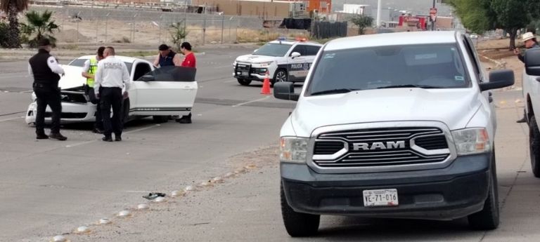 Los dos automóviles que se vieron involucrados en el percance