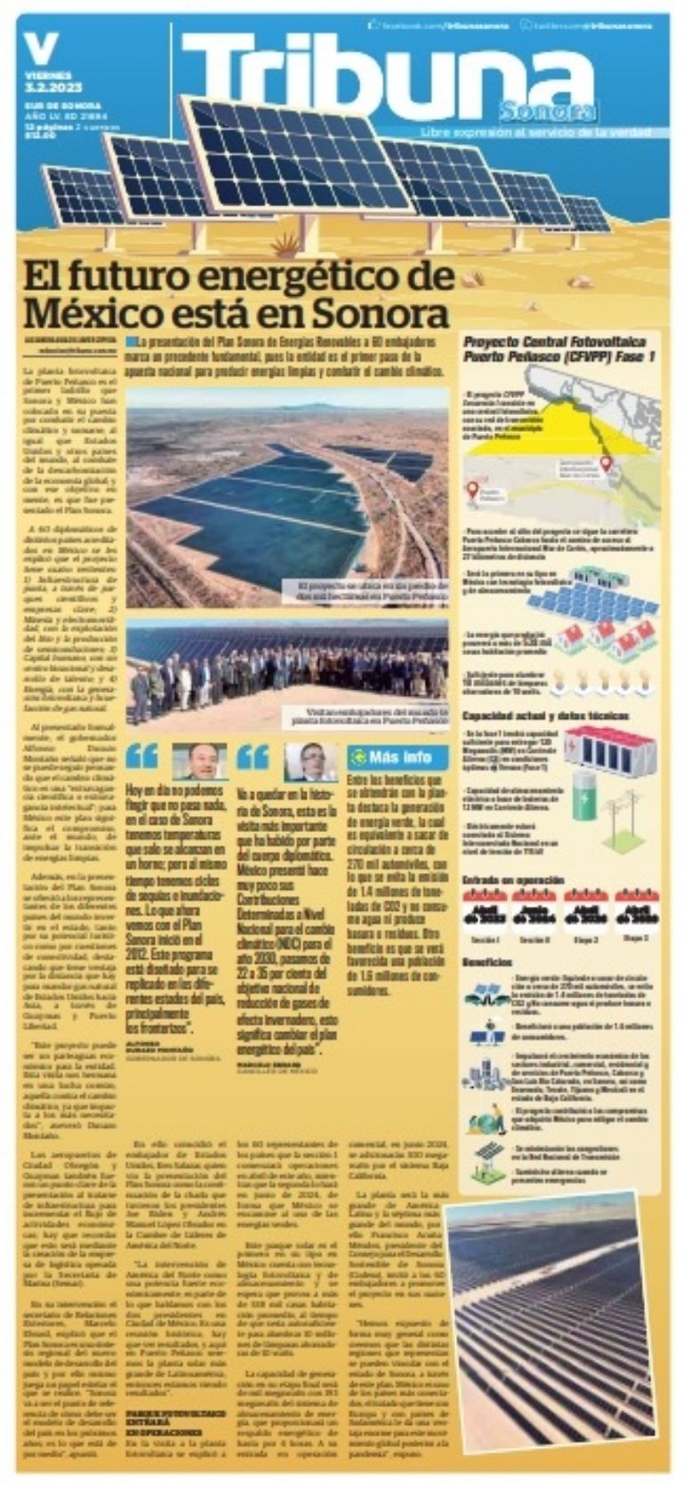 60 años, 60 historias: Sonora, epicentro del futuro energético de México