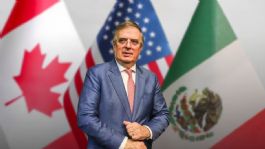 Foto que representa a T-MEC: Marcelo Ebrard reporta avance de revisión superior al 90%; está casi completo