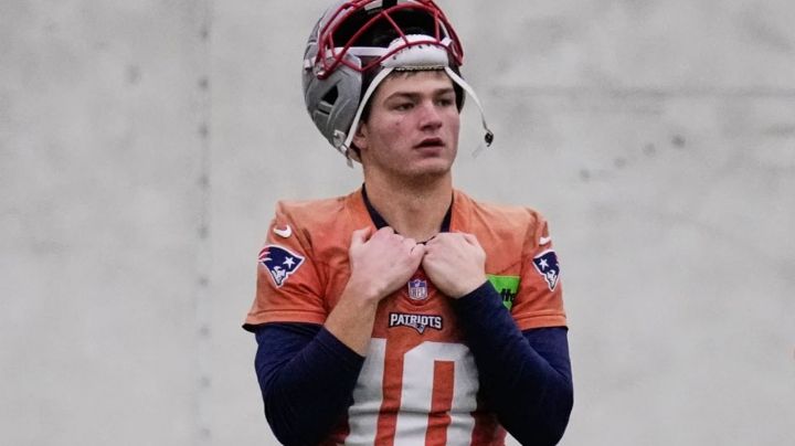 Se encienden las alertas en New England: Drake Maye se pierde entrenamiento por enfermedad