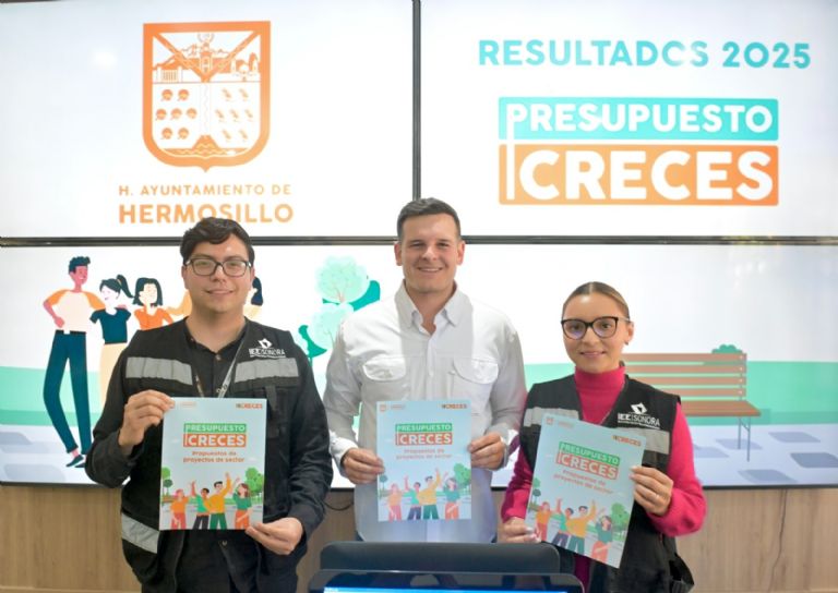 El director de Participación Ciudadana del Ayuntamiento de Hermosillo, Daniel García Escalante, destacó que en total fueron propuestas ganadoras que abarcan 51 obras
