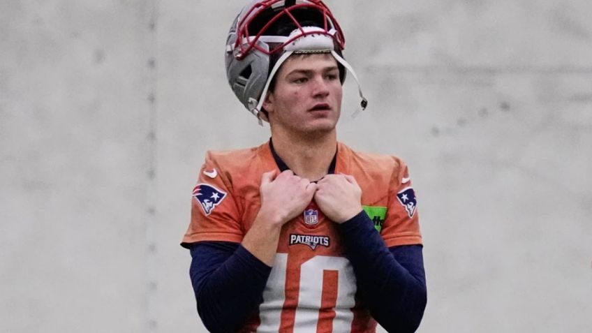 Se encienden las alertas en New England: Drake Maye se pierde entrenamiento por enfermedad
