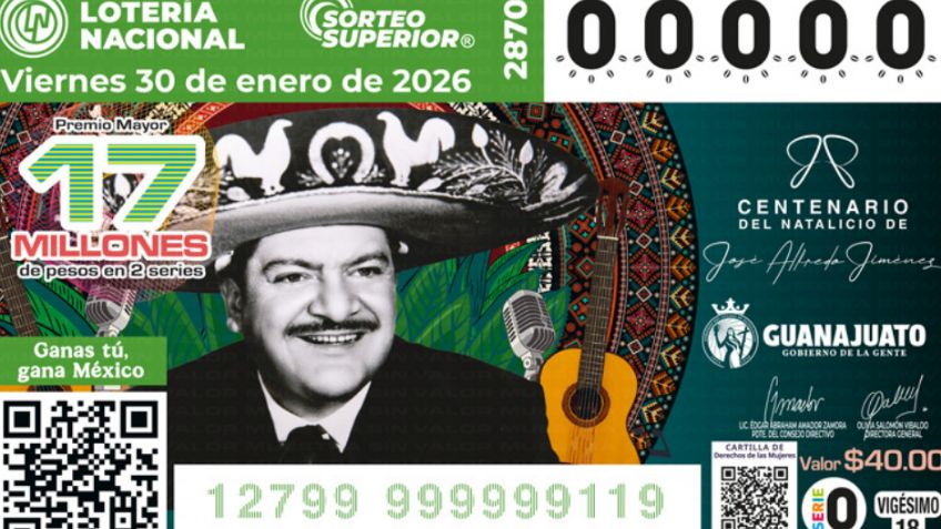 Lista COMPLETA de GANADORES del Sorteo Superior No. 2870 de la Lotería Nacional HOY viernes 30 de enero