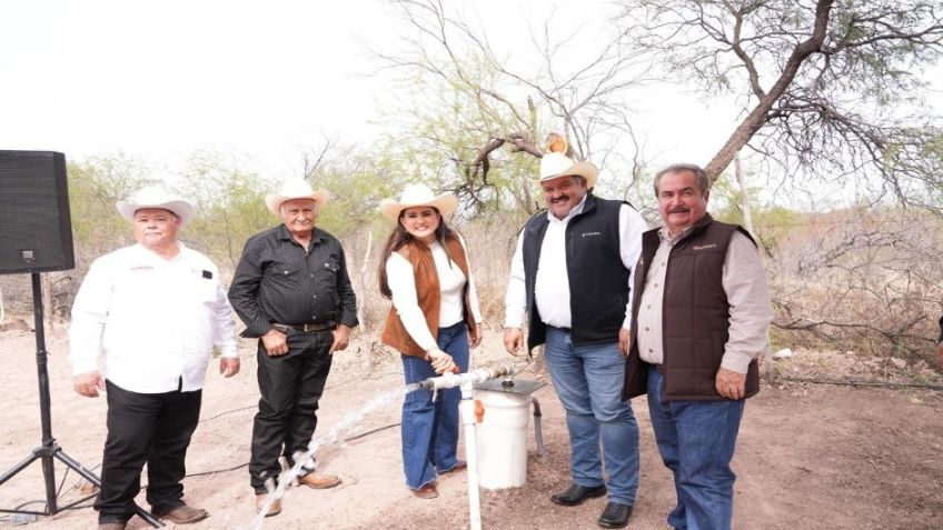 Gobierno de Sonora entrega obras en Rosario Tesopaco en beneficio de productores ganaderos
