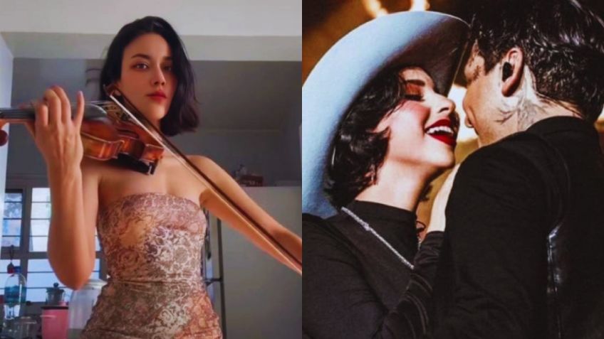 Violinista de Christian Nodal rompe el silencio tras escándalo de infidelidad, ¿Ángela Aguilar la despidió?