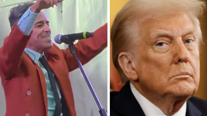 En pleno Zócalo, vocalista de Café Tacvba acusa a Trump de "terrorista" y apoya a Venezuela (VIDEO)