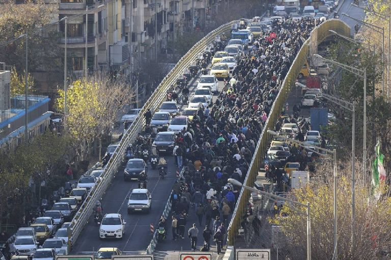 Las protestas contra el Gobierno de Irán cumplen 7 días este domingo. Foto: Internet