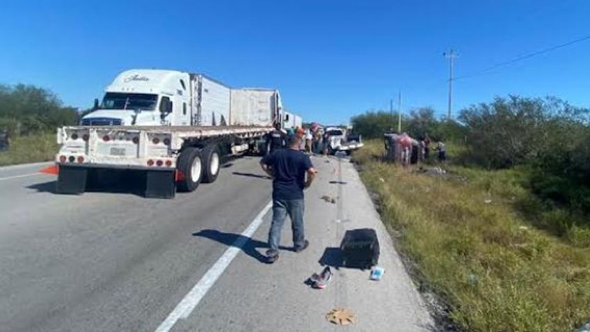Tragedia en Tamaulipas: Choque múltiple deja tres menores fallecidos y siete personas heridas