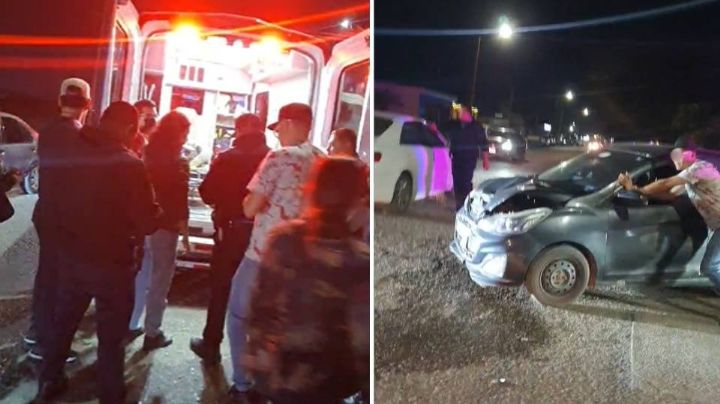 Accidente en Ciudad Obregón: Motociclista resulta lesionado tras chocar en la colonia Primavera