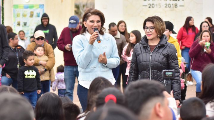 "En Cananea me siento como en casa": Lorenia Valles Sampedro visita el municipio