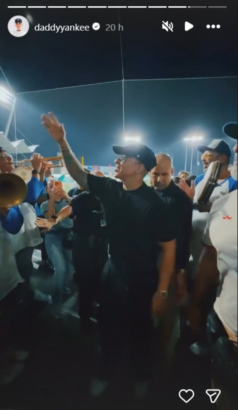 Daddy Yankee en un partido 
