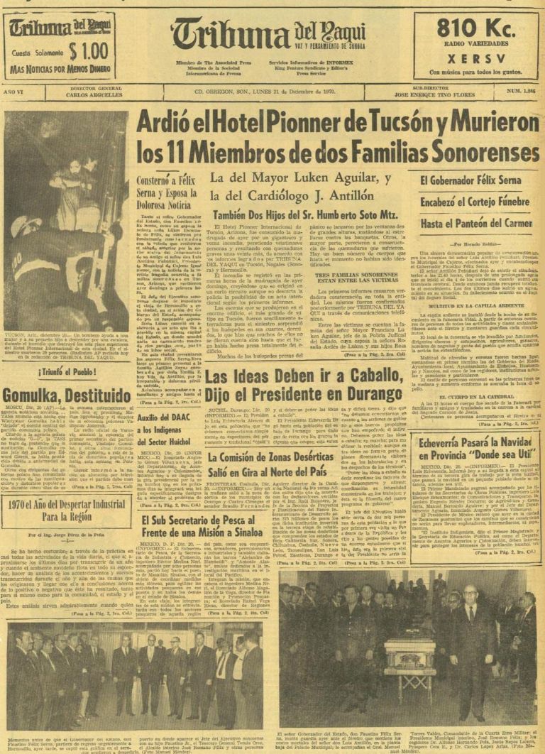 Uno de los incendios más graves en la historia de Arizona: murieron familias sonorenses