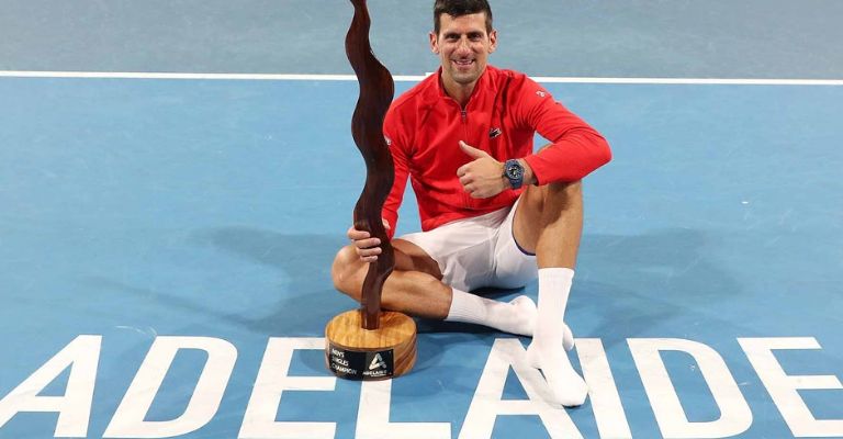 El serbio ganó el torneo de Adelaida en 2023