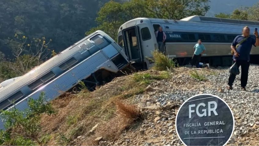 Víctimas del descarrilamiento del Tren interoceánico presentan denuncia ante la FGR