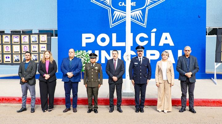 Homenajean a 36 policías caídos en Cajeme; alcalde anuncia posible incremento salarial