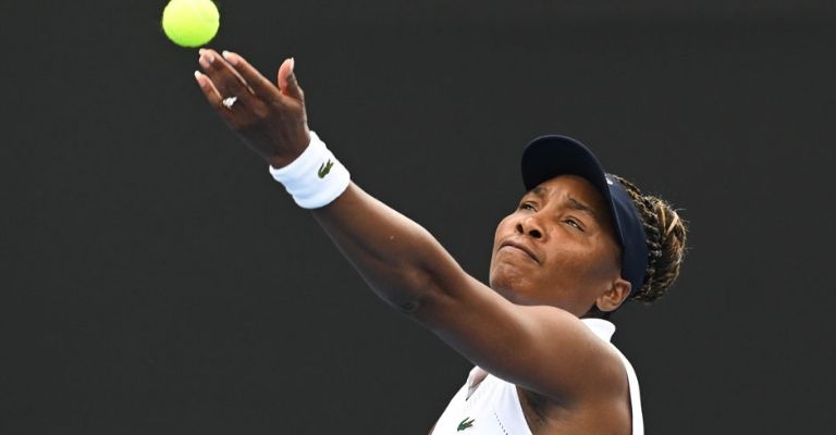 Venus dio muestras de su nivel en la cancha