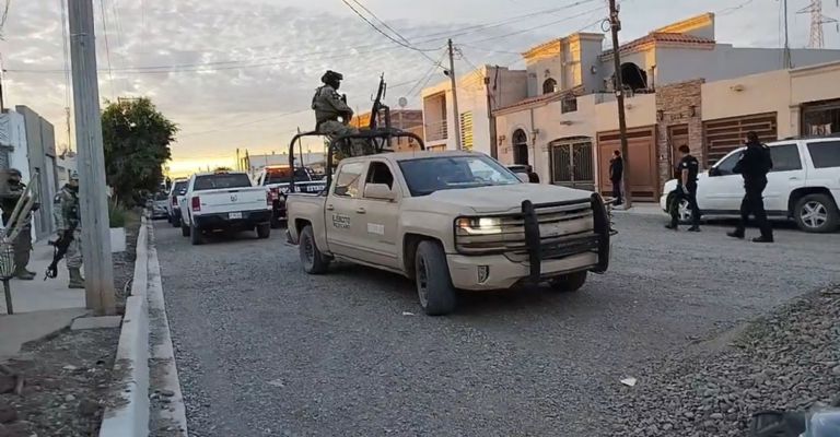 Se registra ataque armado en la colonia Prados de la Laguna, al poniente de Ciudad Obregón.