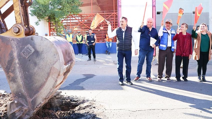 Arranca obra de colector en Ciudad Obregón; invierten 29 mdp que beneficiarán a 40 mil habitantes del sur