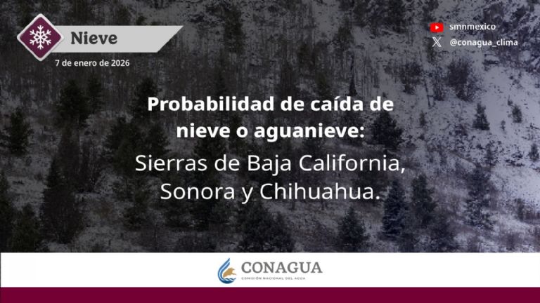 Así será el clima en México este miércoles. Foto: Conagua