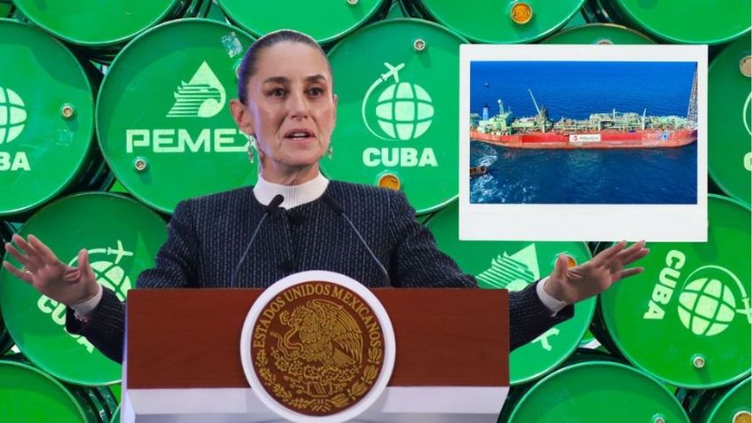 Sheinbaum aseguró que México no está enviando "más petróleo del que se había enviado históricamente" a Cuba