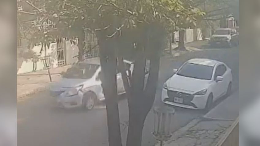 Hombre atropella de forma intencional a su pareja tras discusión en Monterrey; todo quedó en VIDEO