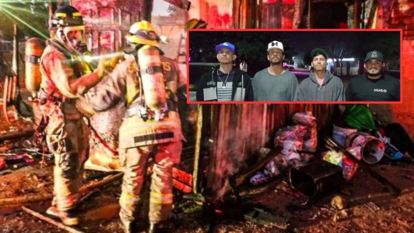 Salvan a familia de incendio en la colonia Leandro Valle; vecinos los reconocen como 'héroes' en Ciudad Obregón