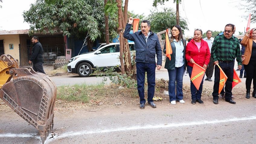 Lamarque Cano da banderazo de obra hidrosanitaria para beneficiar a 15 mil habitantes de Cajeme