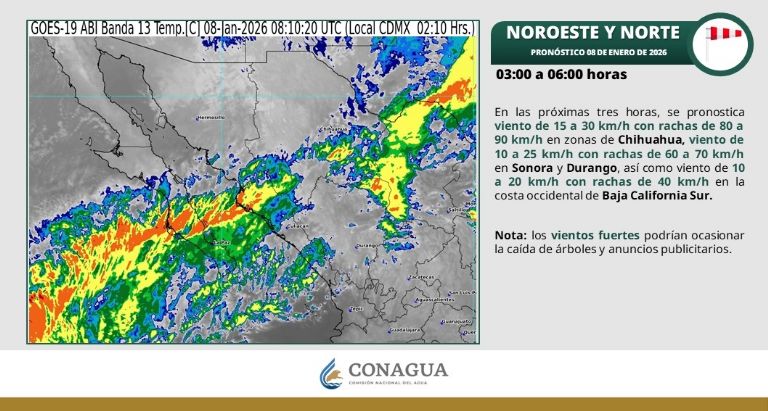 Advierten caída de nieve en estos estados de México. Foto: Conagua