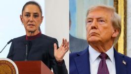 Foto que representa a Trump ASEGURA que Sheinbaum obedecerá; "México dejará de enviar petróleo a Cuba", afirma