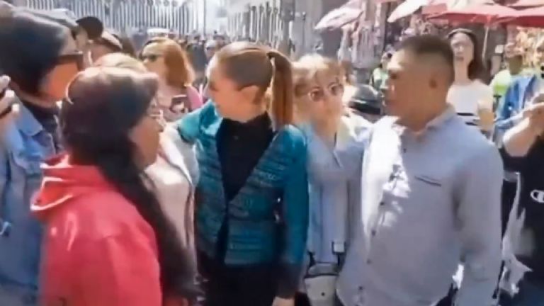 El acoso contra la presidenta se viralizó en redes sociales. Foto: Twitter