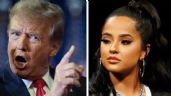 Foto ilustrativa de la nota titulada: Becky G protesta con "Fuck ICE" contra Donald Trump; redes le recuerdan su posición privilegiada