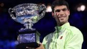 Foto ilustrativa de la nota titulada: Historia pura: Alcaraz vence a Djokovic y se convierte en el más joven en conseguir el Grand Slam